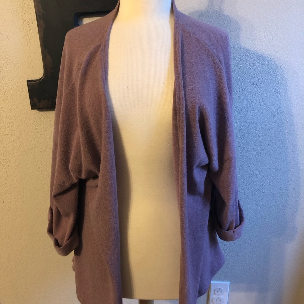 Purple Cardigan